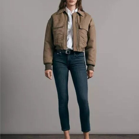 Rag and Bone Cate Mid Rise Ankle Skinny Jeans Size 25 - Picture 1 of 8